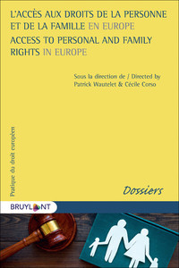 L'accès aux droits de la personne et de famille en Europe