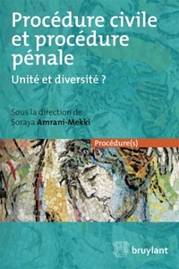 PROCEDURE CIVILE ET PROCEDURE PENALE