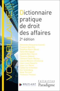 DICTIONNAIRE PRATIQUE DE DROIT DES AFFAIRES
