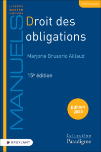 DROIT DES OBLIGATIONS