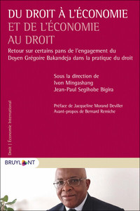 Du droit à l'économie et de l'économie au droit