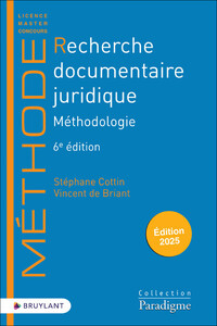 RECHERCHE DOCUMENTAIRE JURIDIQUE - METHODOLOGIE