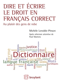 Dire et écrire le droit en français correct