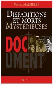 DISPARITIONS ET MORTS MYSTERIEUSES