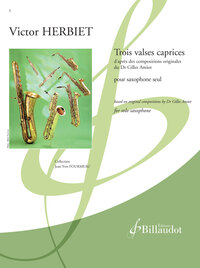 TROIS VALSES CAPRICES - D'APRES LES COMPOSITIONS ORIGINALES DU DR AMIOT - EDITION BILINGUE