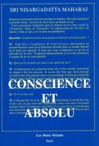 CONSCIENCE ET ABSOLU