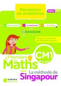 Premiers en maths - Méthode de Singapour -  Résolution de problèmes CM1 (2026)