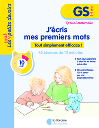 LES TOUT PETITS DEVOIRS - J'ECRIS MES PREMIERS MOTS GS (2026)