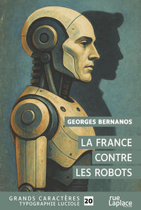 La france contre les robots : grands caractères, édition accessible pour les malvoyants