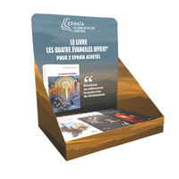 Présentoir de comptoir en carton 20 volumes + 8 gratuits inclus Ephata 2026