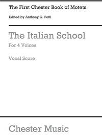 THE CHESTER BOOK OF MOTETS VOL. 1: THE ITALIAN SCHOOL FOR 4 VOICES CHANT