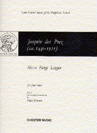 DES PREZ: MISSA PANGE LINGUA CHANT