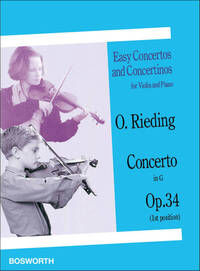 OSKAR RIEDING: VIOLIN CONCERTO IN G OP.34 (VIOLIN/PIANO)