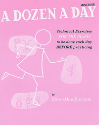 A DOZEN A DAY MINI BOOK (INITIATION - EN ANGLAIS - ROSE)