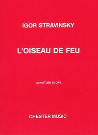 IGOR STRAVINSKY : L'OISEAU DE FEU (THE FIREBIRD) - PARTITION DE POCHE