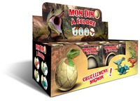 DISPLAY 8 EX OEUFS A ECLORE DINOSAURE
