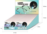 DISPLAY 18 LAMPES RECHARGEABLES TOUR DE COU (2 MODELES / 9 EX)