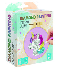 HOOP ART LICORNE DIAMOND PAINTING