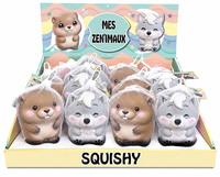 Display 12 antistress Loup et Marmotte - Mes Zen'imaux