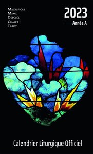 calendrier liturgique 2023 - pack de 25 ex