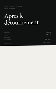 Après le détournement