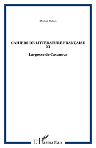 Cahiers de littérature française XI