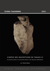 Corpus des inscriptions de Thasos III