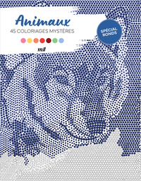 Animaux, spécial ronds - 45 coloriages mystères