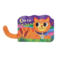 AU LIT - PETIT CHAT ! - AVEC UNE PELUCHE TOUTE DOUCE !