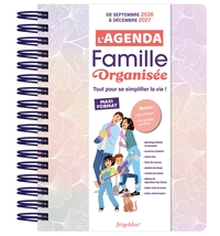L'agenda 2027 de la famille organisée Maxi format (de sept. 2026 à déc. 2027)