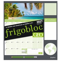 Frigobloc Mensuel GEO 2027  - Calendrier / mois (de sept. 2026 à déc. 2027)
