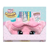 Ma P'tite banane Licorne avec carnet de coloriages et jolis feutres