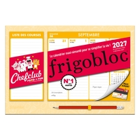 Mini Frigobloc Hebdomadaire 2027 Chefclub (de sept. 2026 à déc. 2027)