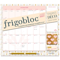 Frigobloc Mensuel 2027 Art Déco (de janv. à déc. 2027)