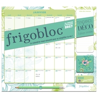 Frigobloc Mensuel 2027 Déco Végétal (de janv. à déc. 2027)