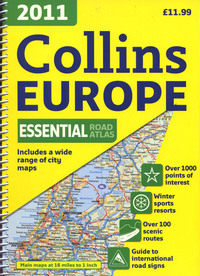 **ROAD ATLAS EUROPE A4 2012