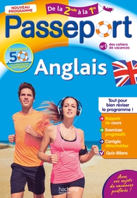 Passeport anglais - De la 2nde à la 1re - Cahier de vacances 2026