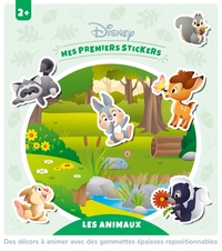 DISNEY BABY - Pochettes stickers mousse repositionnables - Animaux