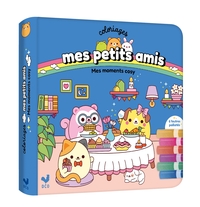 Coloriages Mes petits amis Mes moments cosy - pochette avec feutres pailletés