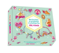 Mes bracelets et accessoires Girl power en plastique fou - coffret avec accessoires