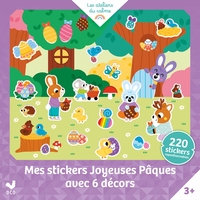 Mes stickers Joyeuses Pâques avec 6 décors