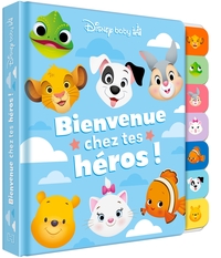 DISNEY BABY - Livre avec des onglets - Bienvenue chez tes héros !