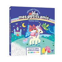 Mes petits amis - Coloriages mystères - Fantasy world