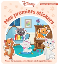 DISNEY BABY - Pochette stickers mousse repositionnables - Chiots et chatons