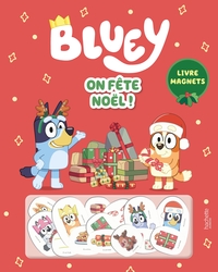 Bluey - On fête Noël ! - Livre magnets
