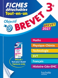 Objectif Brevet - Fiches Tout-en-un 2027