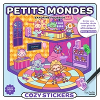 Cozy stickers (avec pince) - Petits mondes