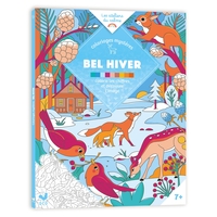 COLORIAGES MYSTERES - BEL HIVER