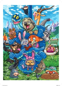 Coloriages Mystères - Poster Disney Zootopie 2