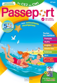 Passeport - Du CE2 au CM1 8/9 ans Cahier de vacances 2026